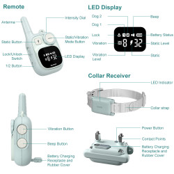 Elektronický výcvikový obojok Patpet 628